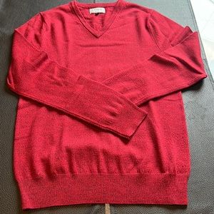 Express red sweater small